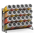 Custom 4 Tier Kitchen Spice Rack: Wall Mount Cabinet Organizer